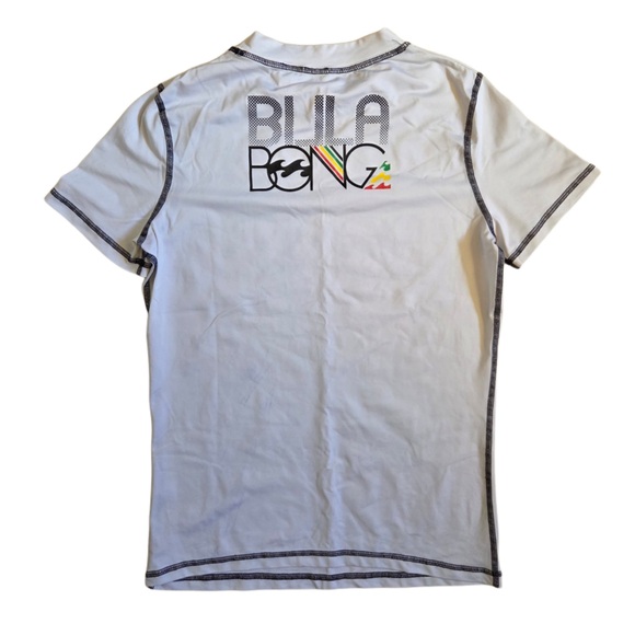 Billabong Kids White Tee with Colorful Logo - Picture 2 of 4